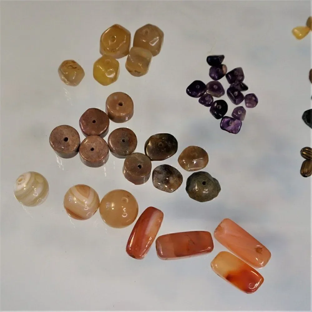 Craft Loose Beads Natural Polished Gemstones Various Shapes Sizes Colors
